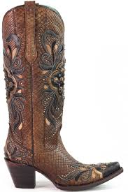 Black And Gold Motorcycle Boots Brown Cayman Boot With Black And Gold Overlay Boots Best Cowboy Boots Western Boots