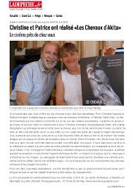 Article la depeche de l'ariege. Les Chevaux D Akita Revue De Presse
