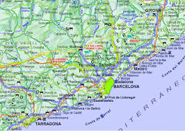 The constitution of spain defines the spanish language (castilian) as the official language that all citizens must know and use. Road Map Of Barcelona Districts Spain Map Spain Barcelona