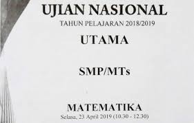 Latihan Soal Ujian Nasional 2019 Matematika Smp Dan Pembahasannya Ilmusosial Id