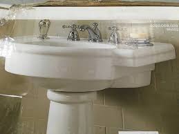 w pedestal sink basin