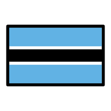 The national flag of botswana consists of a light blue field cut horizontally in the centre by a black stripe with a thin white frame. Botsuana Flagge Clipart Kostenloser Download Creazilla