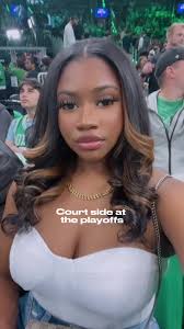 Court side baddie 🥂 #playoffgame #fypシ #dayinmylife