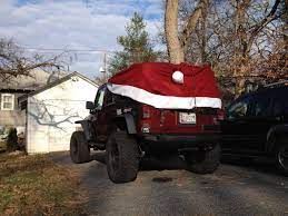 Everyone living around us really put extra effort in their own decorations. Christmas Decorations For Your Jeep Jeep Wrangler Tj Forum