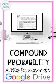 Compound Probability Digital Task Cards In 2020 Probability Worksheets Conditional Probability Task Cards