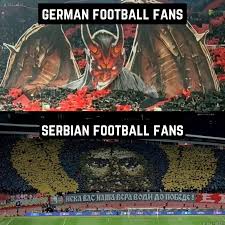 Choreography of Red Star Belgrade fans in 2026 God Bless Serbia 🇷🇸✝️  During the UEFA Europa League clash against Lille on February 26, the Rajko  Mitić Stadium was transformed into a site