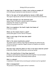 No matter how simple the math problem is, just seeing numbers and equations could send many people running for the hills. Gcse Biology Quick Quiz Questions For 1 Mark Answers To Test Your Knowledge Teaching Resources