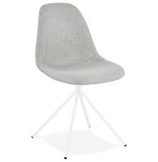 En poursuivant votre navigation sur ce site vous devez accepter lutilisation et lecriture de cookies sur votre appareil connecte. Chaise Design Tamara En Tissu Gris Avec Pied En Metal Blanc