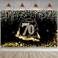 70th birthday wishes for mom. Amazon Com 70th Birthday Party Decoration Extra Large Black Gold Sign Poster 70th Birthday Party Supplies 70th Birthday Banner Photo Booth Happy Birthday Backdrop Background 72 8 X 43 3 Inch Toys Games