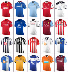 Diese übersicht listet die pokalhistorie des vereins man city. Premier League Kit History 2010 11 Home Quiz By Noldeh