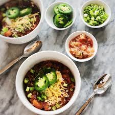 Cook beef in a medium pot on medium high heat until browned. Healthy Beef Chicken Or Turkey Chili Alix Turoff Nutrition Your Virtual Dietitian