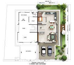 Popular in mountainous regions, this design offers a spacious living area… Floor Plan 3 Storey Semi Detached Caribea Ground Floor Penang Property Talk