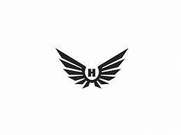 Black And White Logo Brand Name Black White Logo Collection Vol 1 On Behance Graphic Design Logo Wings Logo Drone Logo