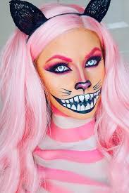 30 Scary Halloween Hairstyles For Long Hair Cute Halloween Makeup Cat Halloween Makeup Halloween Eye Makeup