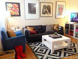 Think about living room wallpaper designs to complement your lounge. The Tiny Apartment House Tour Living Room Awfully Big Adventure Comfortable Living Rooms Apartment Living Room Living Room Makeover