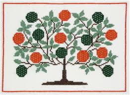 The 2021 just cross stitch halloween magazine has arrived! Shaker Tree Of Life Cross Stitch Kit Shaker Mercantile At Hancock Shaker Village
