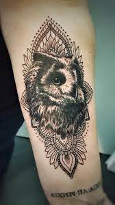 Wearing the tattoo expresses an element of wholeness, perfection, balance and other spiritual values that are. Beatsink Galerie Eule Mandala Tattoo By Peet Facebook