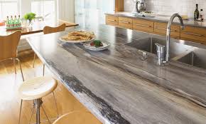 Make your laminate counters look luxe with unique edging. Countertops Tague Lumber