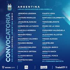 Lo último en argentina sub 23 noticias, resultados, estadísticas, rumores y mas de espn. Argentina U23 Team For June Friendly Matches Vs Denmark Saudi Arabia Mundo Albiceleste