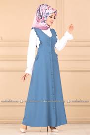 Moda Selvim Onden Dugmeli Jile 104al357 Indigo