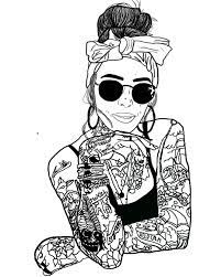 25 tattoo fonts to ink your designs in style. Outline Tumblr Tattooed Girl Tumblr Outline Girl Drawing Girl Outlines