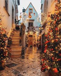 Locorotondo Italy Christmas Lights Outside Christmas Wallpaper Decorating With Christmas Lights