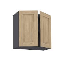 Meuble Haut De Cuisine Prague Chene 2 Portes H77xl80 Leroy Merlin