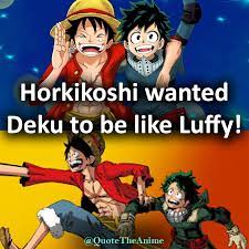 Swipe Right For The Rest Of The Interview Anime Myheroacademia Follow Quotetheanime Luffy Nami Luffyxnami Deku Mido My Hero Bokuno Hero Hero