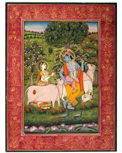 Buy Miniature Painting On an Old Stamp Paper | Rudhigat