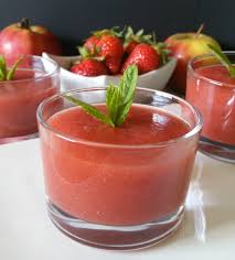 Compote Pomme Fraise Recette Soupe De Fraises Compote De Pomme Idee Recette