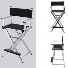 High Aluminum Frame Makeup Artist Director Chair Foldable Outdoor Furniture Lightweight Portable Folding Director Makeup Cadeira De Aluminio Molduras Maquiador
