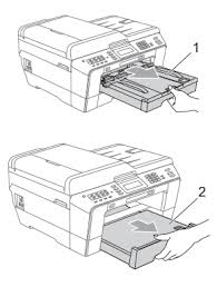 Stampante all in one a getto d'inchiostro a colori a3 wireless con fax. Paper Jam Brother