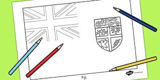 Print or download flags of oceanian countries. Fiji Flag Coloring Sheet Teacher Made