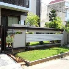 Boundary Wall With Grill Google Search Compound Wall Design Compound Wall Front Wall Design