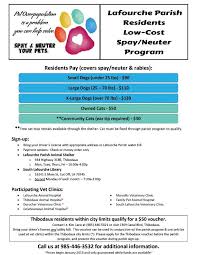 For dogs, this includes qualified owners of chihuahuas and chihuahua mixes living within monterey county and, for a limited time, qualified owners of small dogs (under 25 lbs.) living within north monterey county. Lafourche Parish Humane Society Of Louisiana