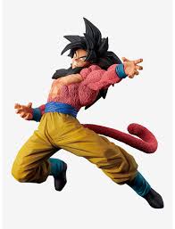 Super saiyan blue proves that goku is capable of separate transformations that can stack, a concept taken to its extreme when goku stacked super can the super saiyan god form stack with dragon ball gt's super saiyan 4 transformation? Banpresto Dragon Ball Gt Fes Ver 6 Super Saiyan 4 Goku Figure