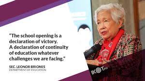 In addition, briones also enjoined all deped staff to assist in educating the public about vaccines and vaccination procedures. Deped Ready For Oct 5 School Opening Briones Ikot Ph
