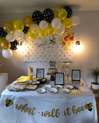 ♥ visit our shop to purchase it: What Will It Be Bumble Bee Baby Shower Table Decor Bumble Bee Baby Shower Bee Baby Shower Theme Bumble Bee Baby Shower Decorations