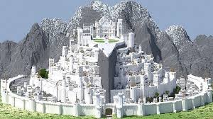 I explore minas tirith out of lord of the rings map on minecraft. Minas Tirith Minecraft Project Minas Tirith Minecraft Castle Blueprints Middle Earth Art