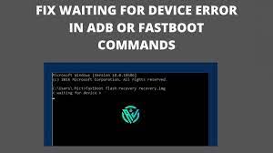 In device manager open the menu to update device drivers see if it shows . Fix Waiting For Device Error In Adb Or Fastboot Commands 8 Methods