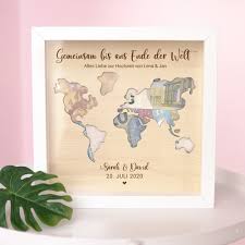 Geldgeschenk Rahmen Gemeinsam Bis Ans Ende Der Welt Geschenk Hochzeit Madison Online Shop