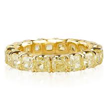 Excited To Share The Latest Addition To My Etsy Shop 5 Carat Diamond Eternity Band Yellow D In 2020 Eternity Ring Diamond Eternity Band Diamond Yellow Diamond Rings