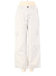 Details About Dockers Women Ivory Cargo Pants 6 Petite