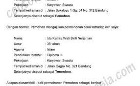 Contoh surat perjanjian sewa rumah | image source : Contoh Surat Cerai