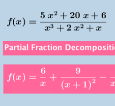 Use the / between the numerator and denominator. Partial Fraction Decomposition Calculator Geogebra