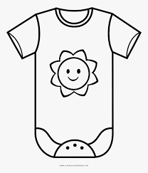 Transparent Baby Onesie Clipart Black And White Baby Bib Coloring Pages Hd Png Download Transparent Png Image Pngitem