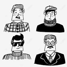 Check spelling or type a new query. Gambar Manusia Tidak Berwarna Avatar Hitam Dan Putih Kartun Tidak Berwarna Avatar Png Dan Psd Untuk Muat Turun Percuma