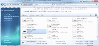 Installing fonts used to be incredibly arduous, but it gets easier with each new version of windows. Fonts Install Windows 7 Help Forums