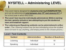 Nys Identification Test For English Language Learners