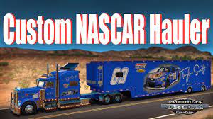 Roadmaster answers the question, how much money do truck drivers make? with detailed making money by the mile. American Truck Simulator Episode 6 Custom Nascar Hauler Youtube